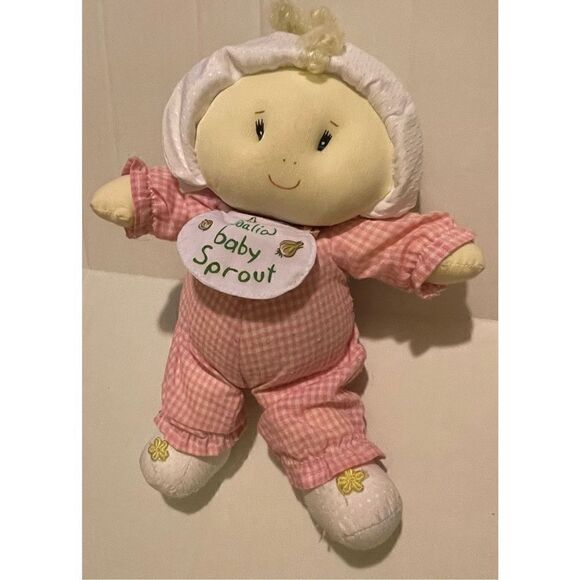 Original VIDALIA ONION DOLL by Joyce 10” Plush Baby Sprout w/ Bonnet & Bib - Picture 12 of 12